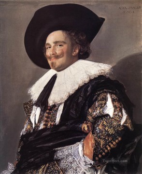 Frans Hals Painting - The Laughing Cavalier portrait Dutch Golden Age Frans Hals